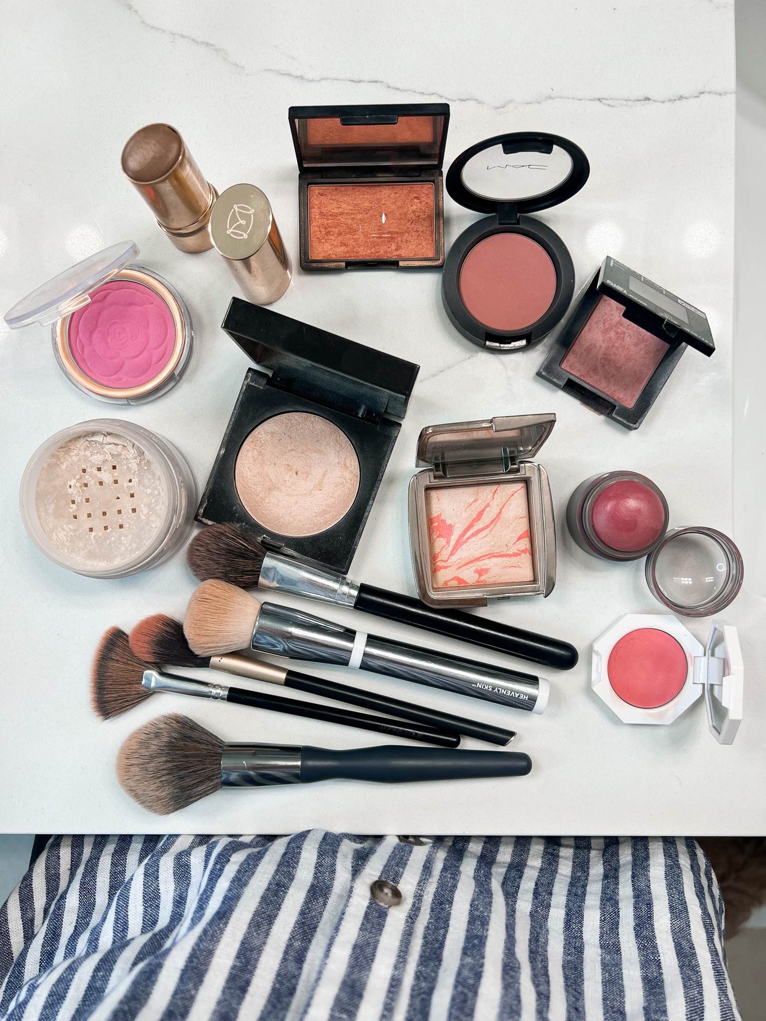 GRWM blush edition. 
Flower blush in wild rose 
Mac blush in blush baby
Fenty cream in petal poppin
Merit cream in cheeky
Maybelline in #20

#LTKbeauty #LTKstyletip #LTKunder50