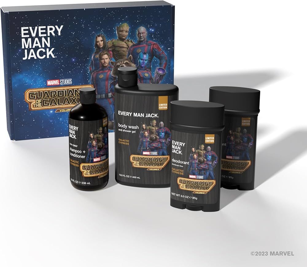 Every Man Jack Guardians of the Galaxy Body Set - Perfect for Every Marvel-Lover - Body Marvel Gi... | Amazon (US)