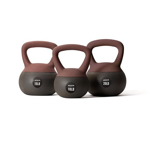 WeGym Soft Kettlebells with Cushioned Impact-Resistant Base and Anti-Slip, Wide-Grip Handle for Home Workouts, Weightlifting, and Full Body Strength Training | Amazon (US)