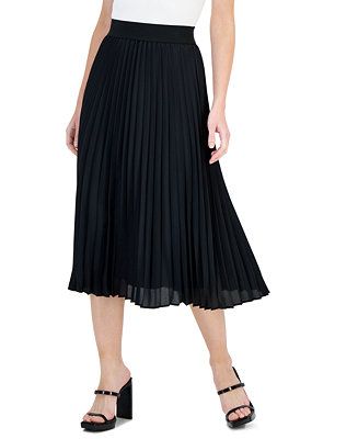 I.N.C. International Concepts Women's Pleated Midi Skirt, Created for Macy's - Macy's | Macy's