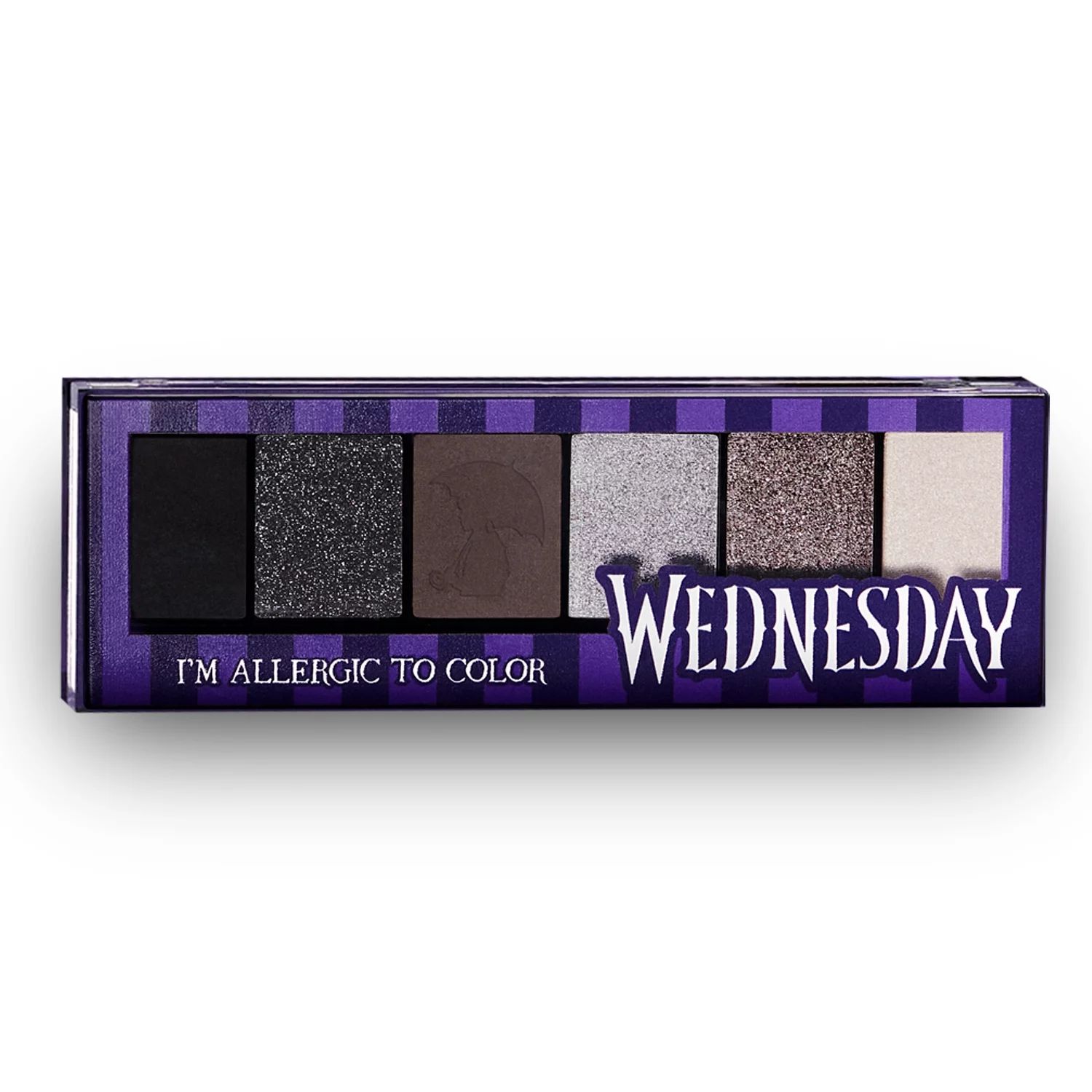Hard Candy X Wednesday Addams Eyeshadow Palette, I'M ALLERGIC TO COLOR | Walmart (US)