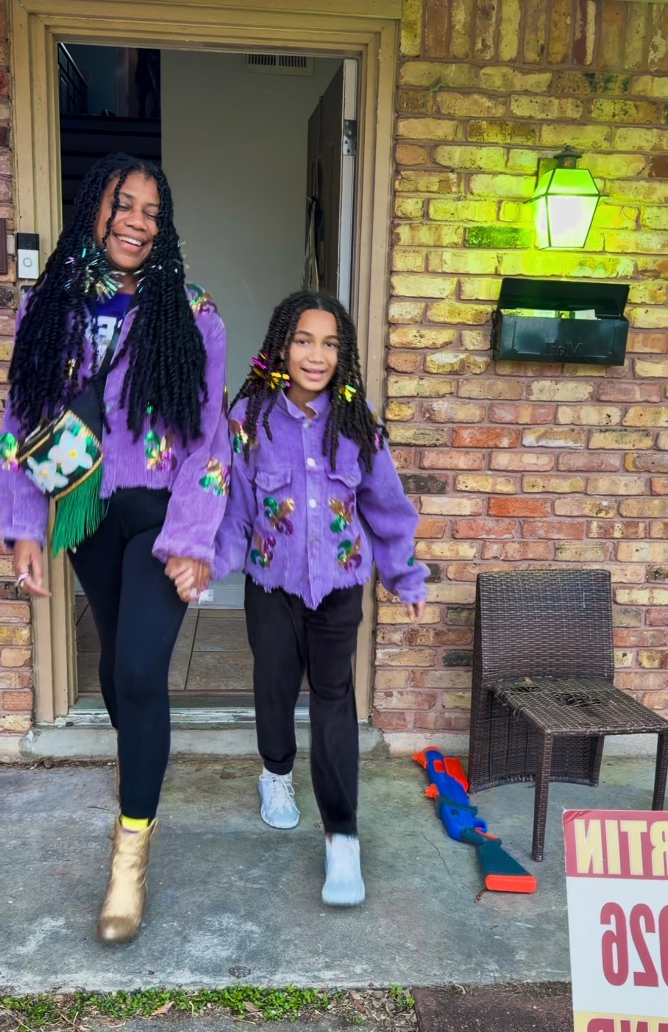 Mardi Gras purple jacket +
Gold boots 

#LTKootd #LTKKids