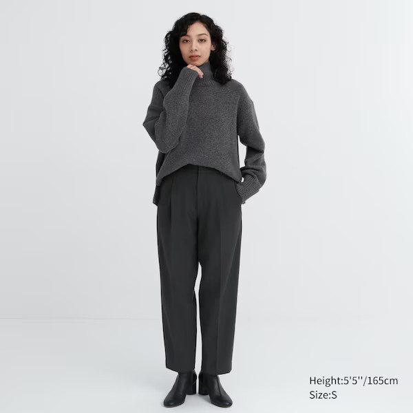 HEATTECH Pleated Tapered Pants | UNIQLO (US)
