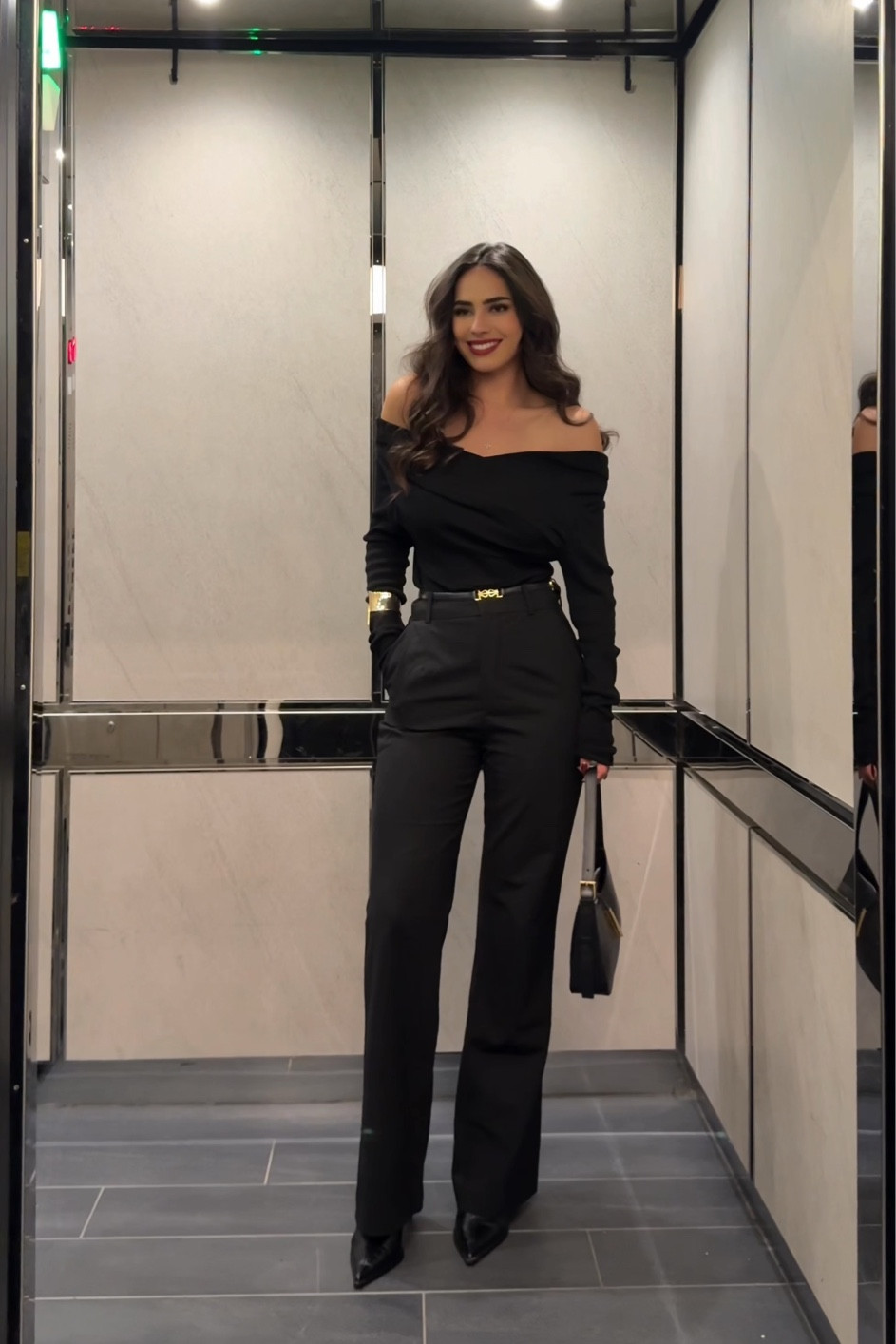 All black off the shoulder outfit!🖤

#LTKWorkwear #LTKStyleTip #LTKSpringSale