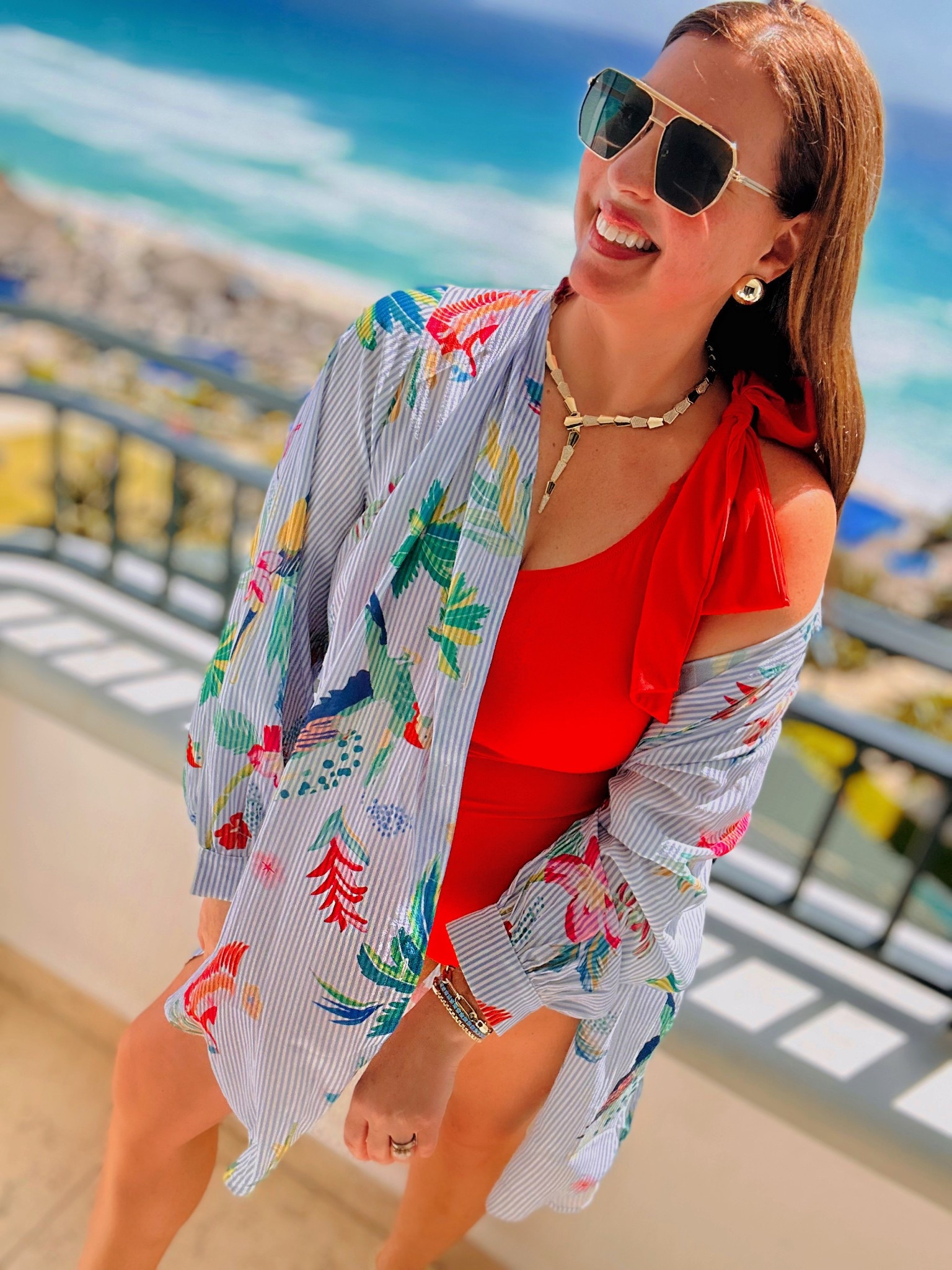 Birds of Paradise 🌴 This coverup is amazing!!

#LTKMidsize #LTKOver40 #LTKSwim