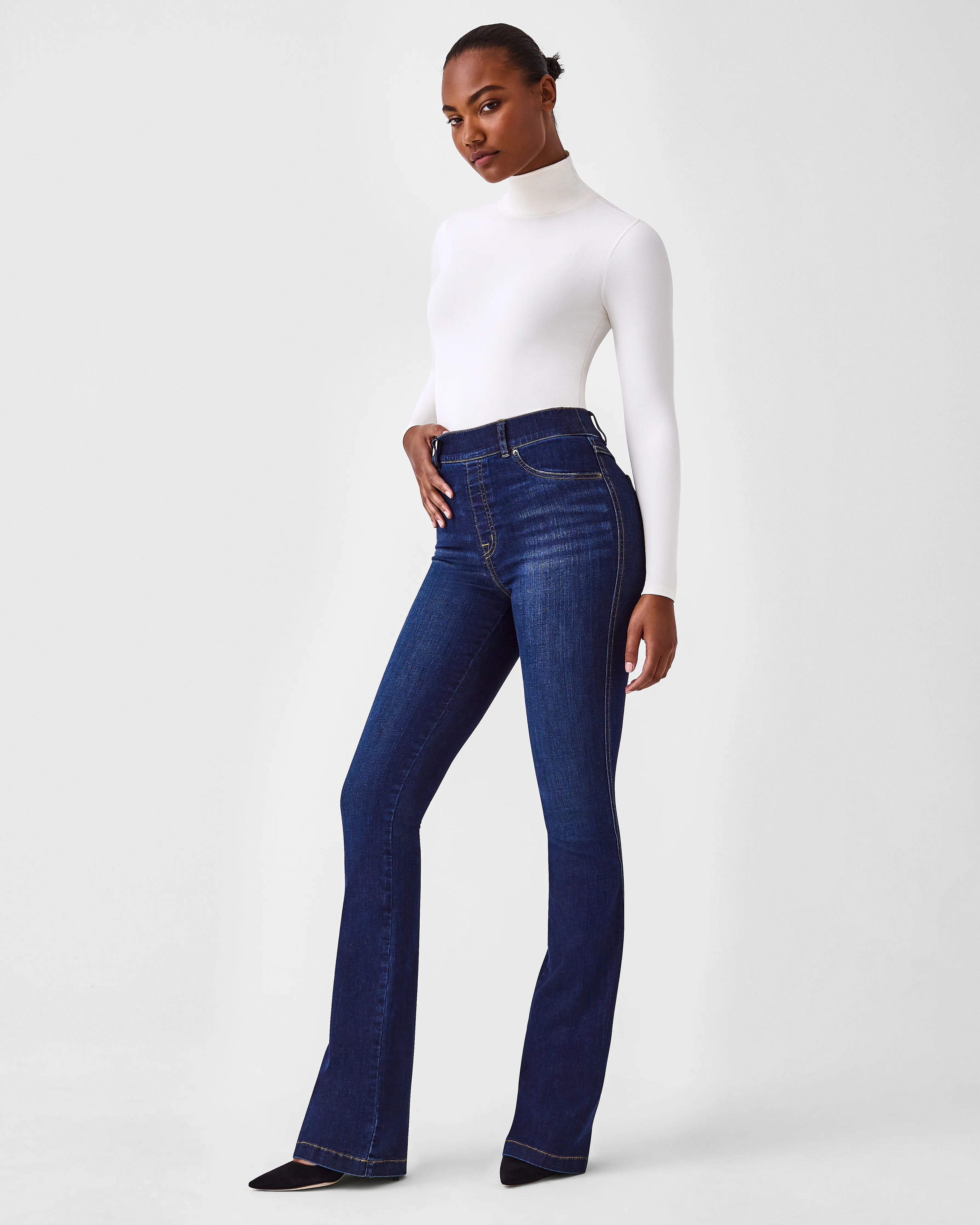 Flare Jeans, Midnight Shade | Spanx Canada