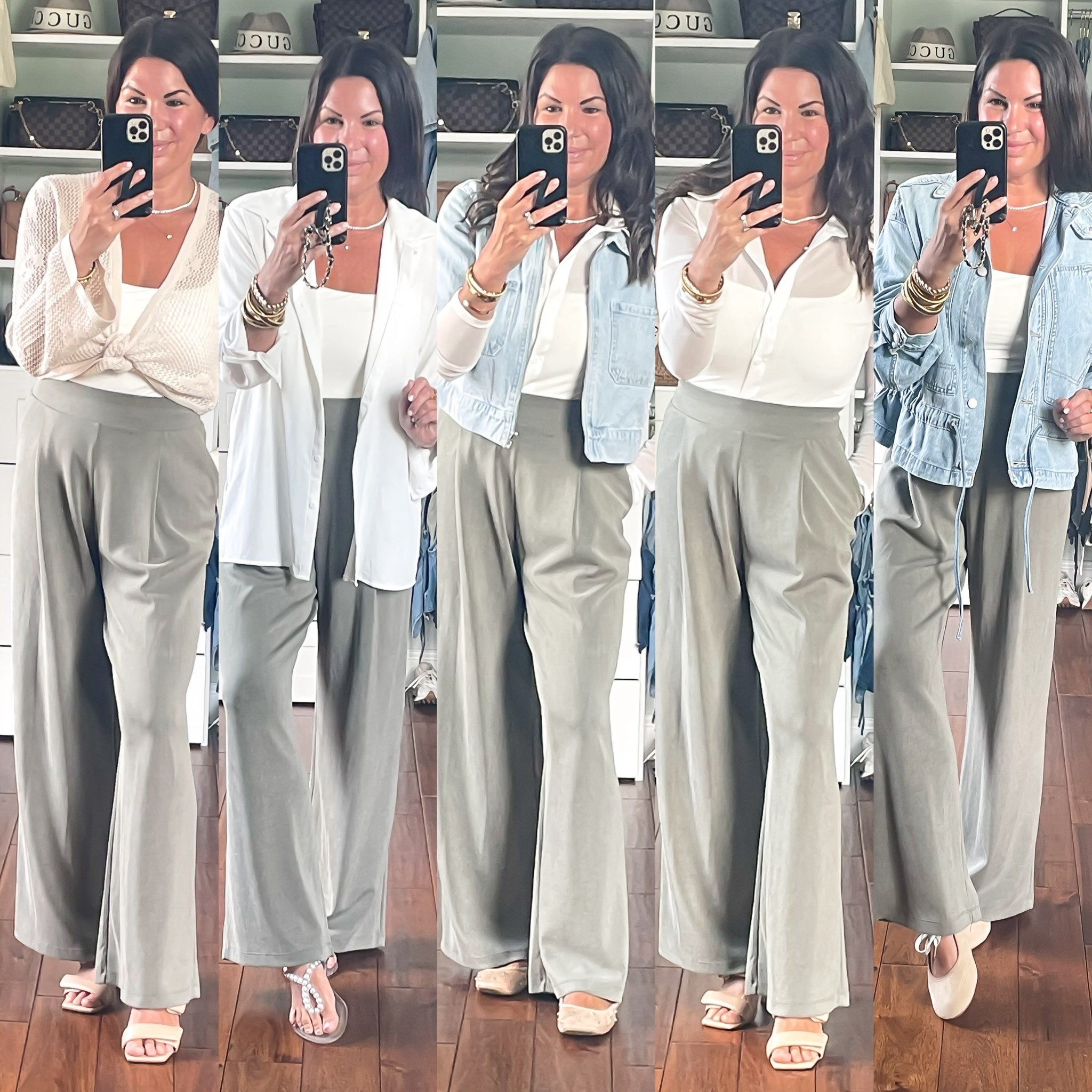One comfy pant styled 5 ways 

#LTKootd #LTKSeasonal #LTKOver40