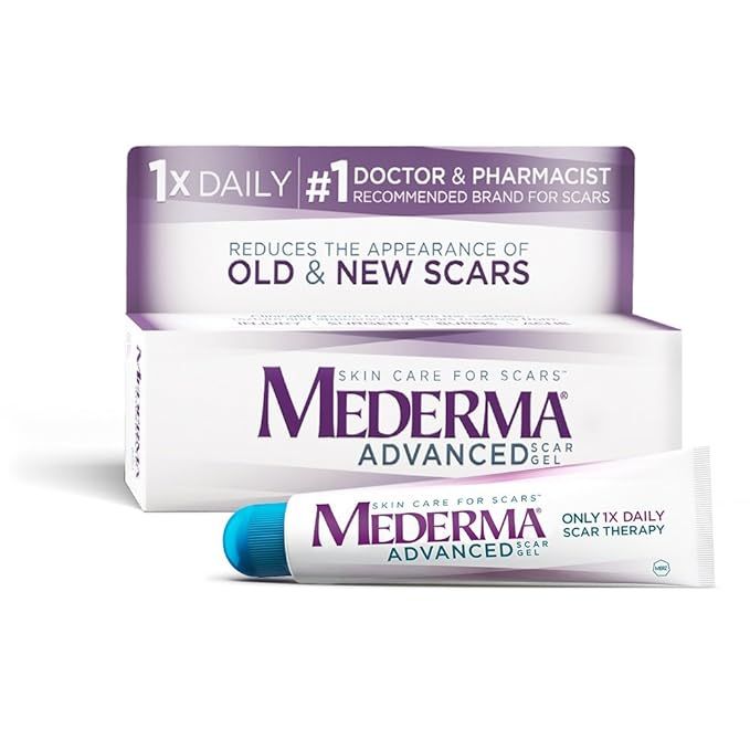 Mederma Advanced Scar Gel - 1x Daily: Use less, save more - Reduces the Appearance of Old & New S... | Amazon (US)