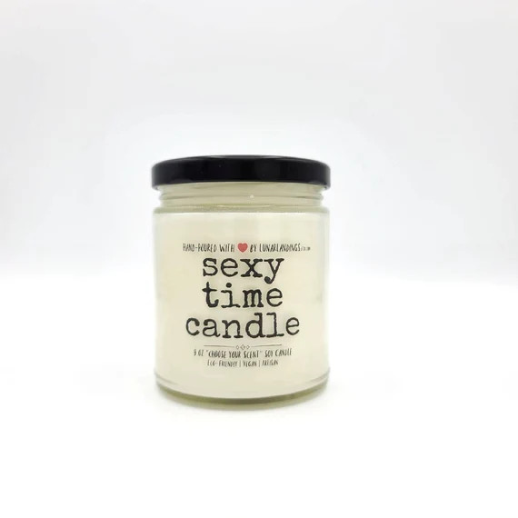 SEXY TIME Soy Candle Anniversary Gift for Him Husband | Etsy | Etsy (US)