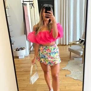 Stellan Off The Shoulder Crop Top - Hot Pink | Poshmark