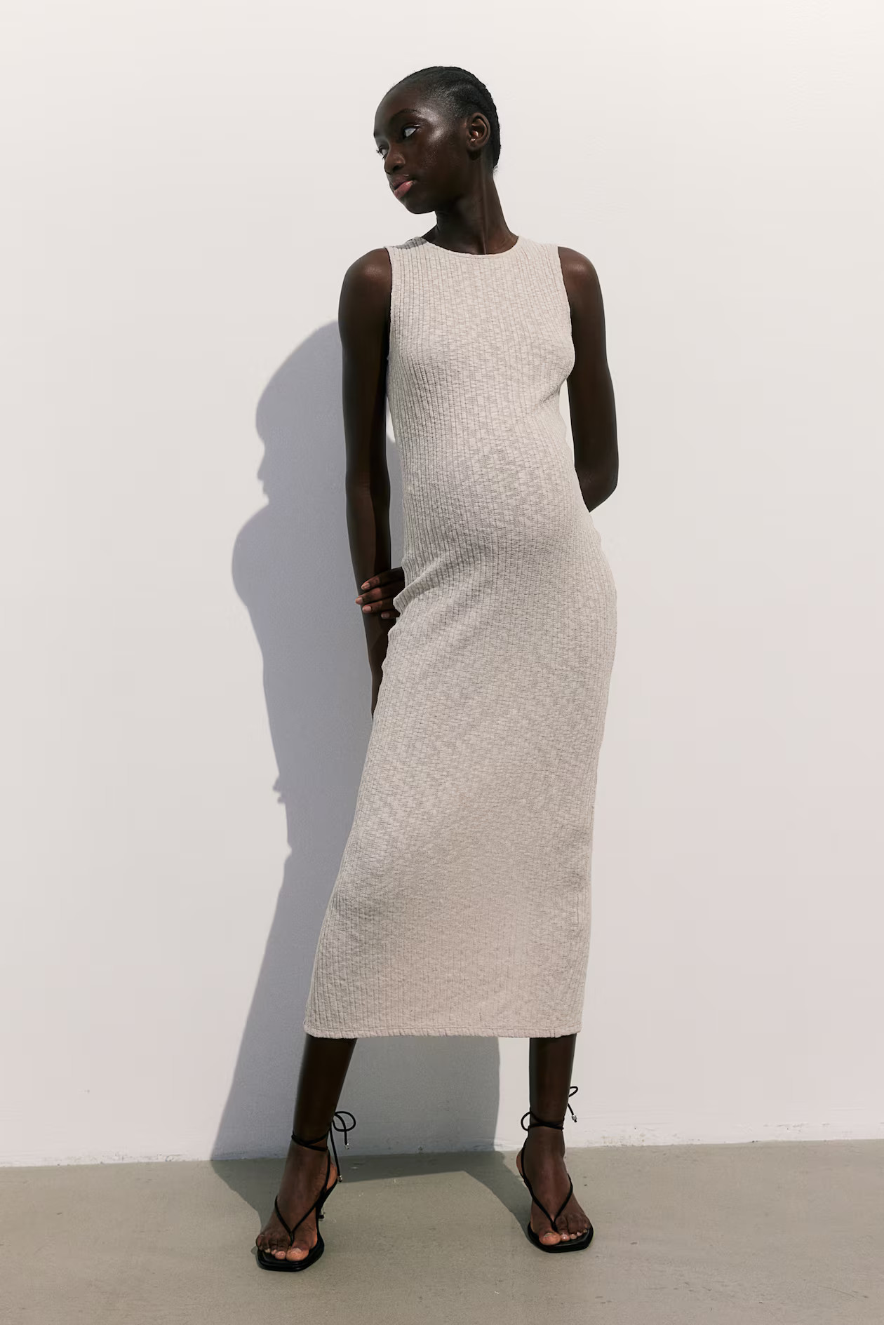 MAMA Ribbed Jersey Dress | H&M (US + CA)