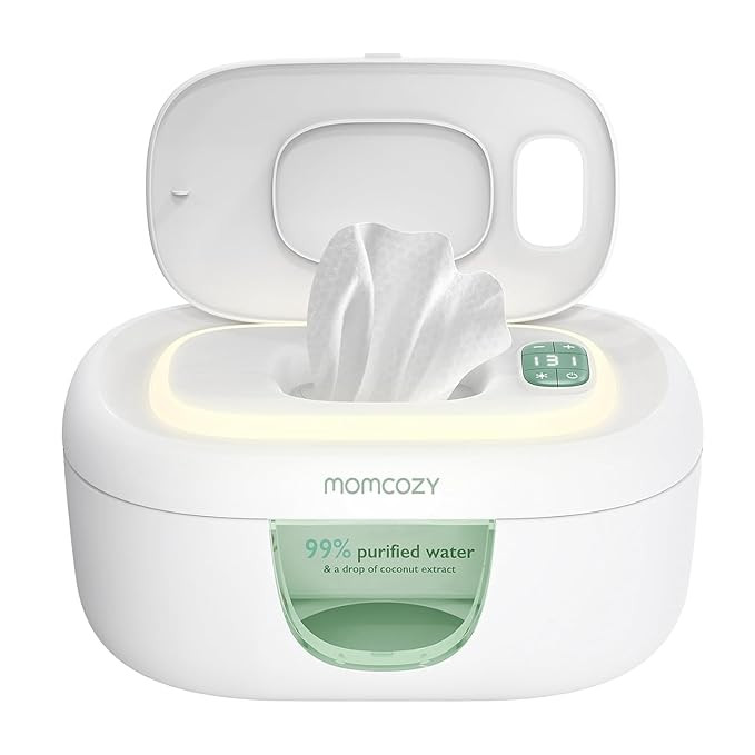 Momcozy Baby Wipe Warmer, Innovative Spring Design, Large Capacity Wipes Dispenser, Fast and Even... | Amazon (US)