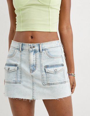 Aerie Cargo Micro Mini Skirt | Aerie