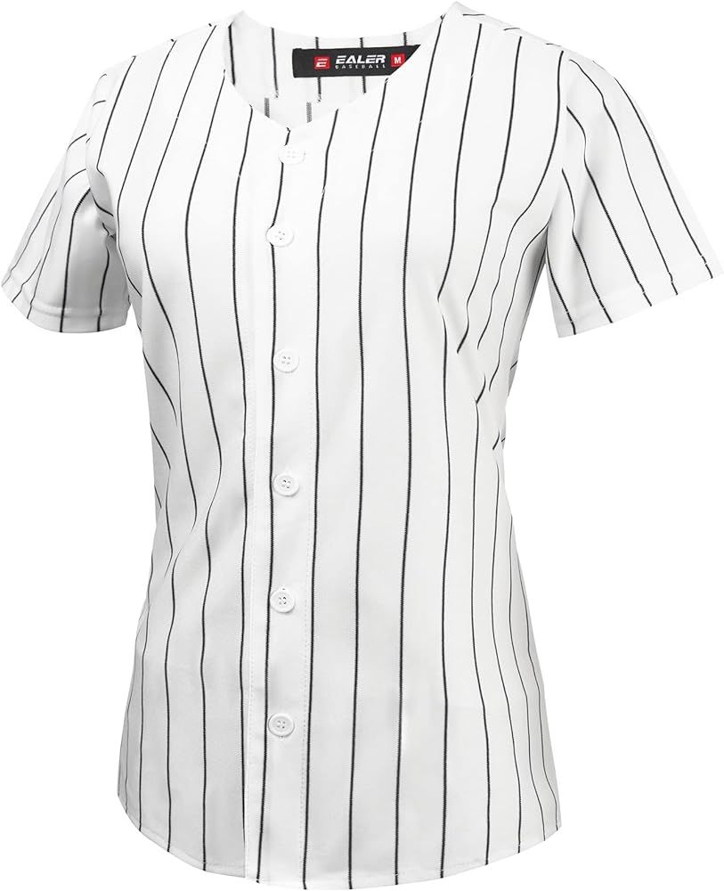 EALER BJW80 Series Women's Baseball Jersey Softball Jersey Button Down Shirts | Amazon (US)