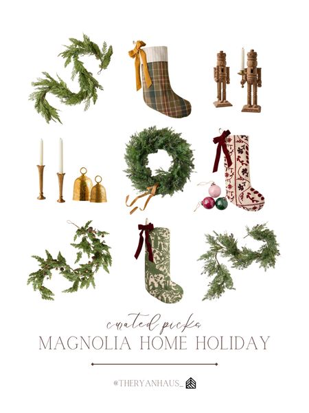 You guys know how much I love Magnolia Home! There products have so much character and charm to them. These holiday finds are new arrivals and so beautiful! I love these garland strands for the holiday season, and these stockings are truly gorgeous!

#LTKHoliday #LTKstyletip #LTKhome