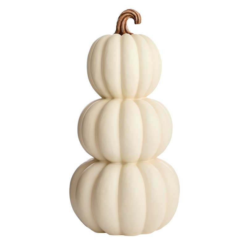 White Pumpkin Stack, 32" | At Home