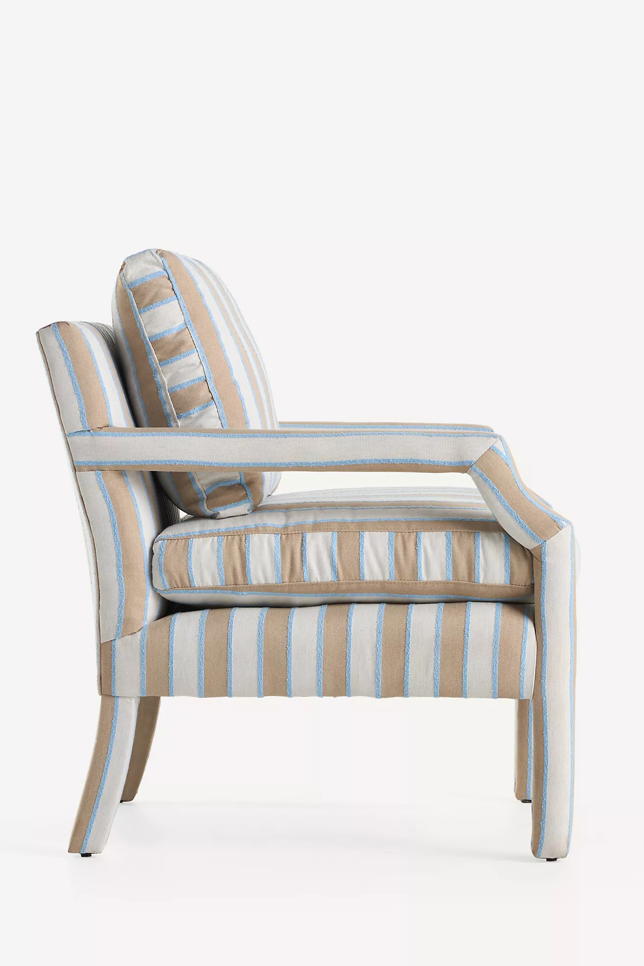 Delaney Woven Stripe Accent Chair | Anthropologie (US)