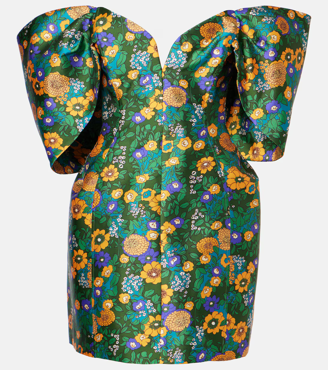 Printed off-shoulder corset dress | Mytheresa (US/CA)