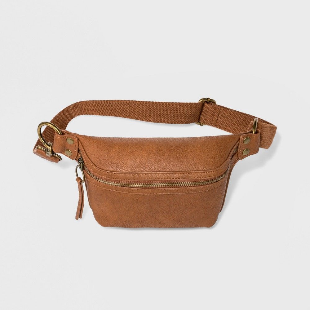 Women's Belt Bag - Universal Thread Cognac, Red | Target