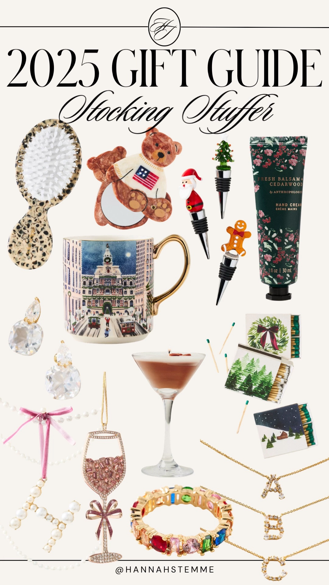 2025 Stocking Stuffer Gift Guide 🎄
Cute + affordable gifts — jewelry, beauty minis, mugs, accessories, ornaments + more.
Shop all the stocking stuffers below!


#LTKHoliday #LTKGiftGuide #LTKFindsUnder50