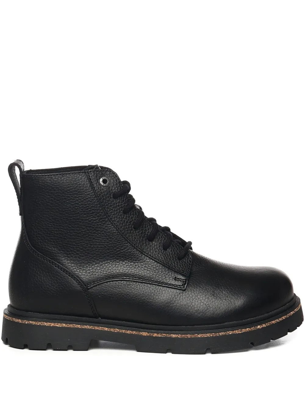 Birkenstock Highwood lace-up leather boots - Black | Farfetch Global