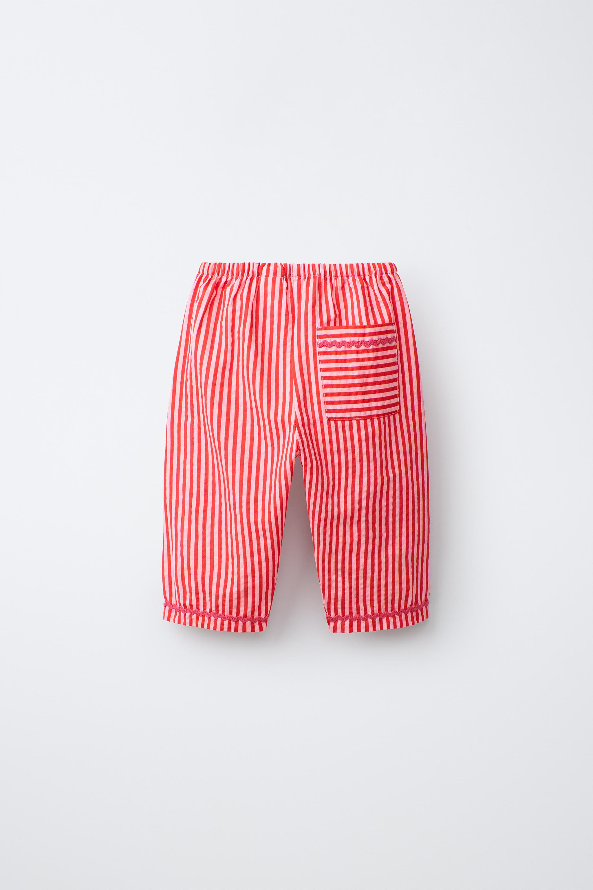 WAVY STRIPED BAGGY PANTS | Zara US