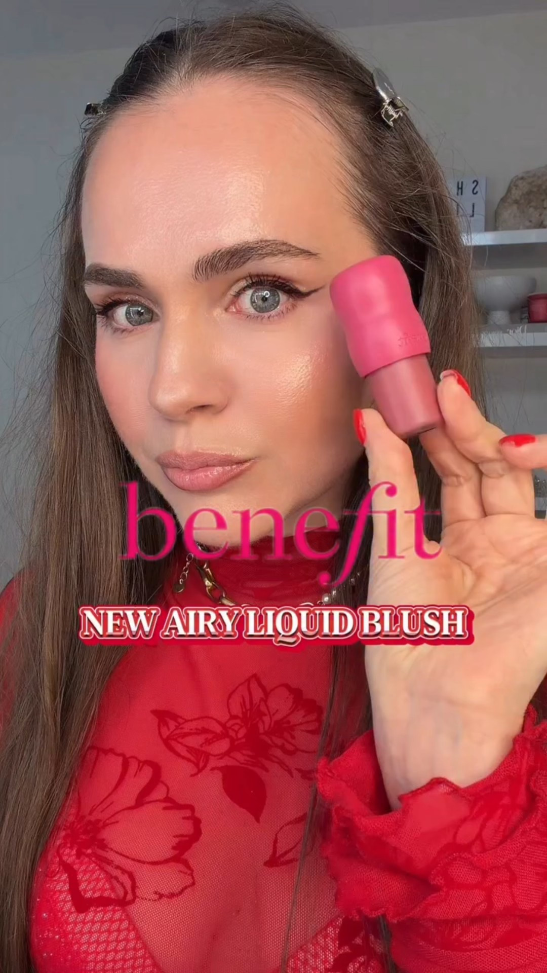 Trying Benefit New Air Liquid Blush In Shade “Willa” @benefitcanada 

#blush #makeuptutorial #benefit