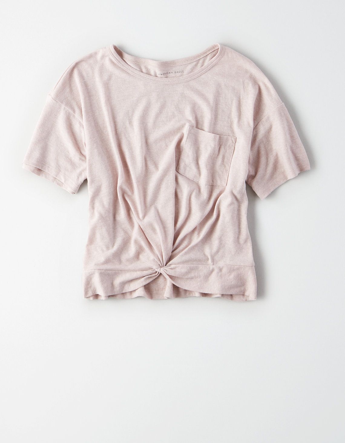 AE Knot Front Tee | American Eagle Outfitters (US & CA)
