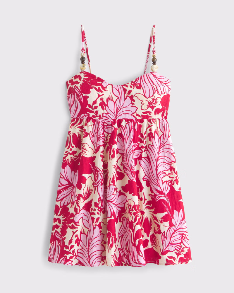 Women's Beaded Sweetheart Babydoll Skort | Women's Dresses & Jumpsuits | Abercrombie.com | Abercrombie & Fitch (US)