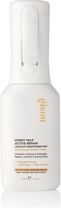 Gisou Honey Milk Active Repair Leave-In Conditioner Mist - Mirsalehi Honey, Hydrolyzed Milk Prote... | Amazon (US)