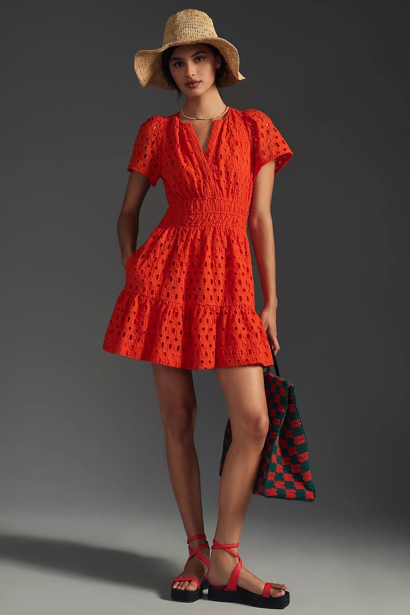 The Somerset Mini Dress: Eyelet Edition | Anthropologie (US)