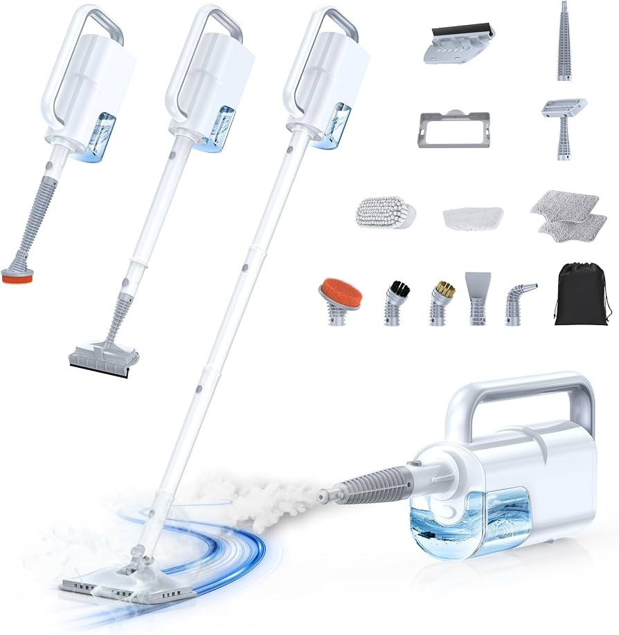 10-in-1 Steam Mop with Detachable Handheld Steamer,350ml Tank, 10s Heat-Up, 248\u00b0F Steam Clea... | Amazon (US)