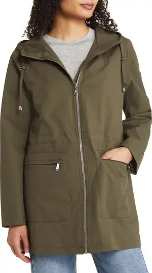 Patch Pocket Hooded Water Repellent Rain Jacket | Nordstrom