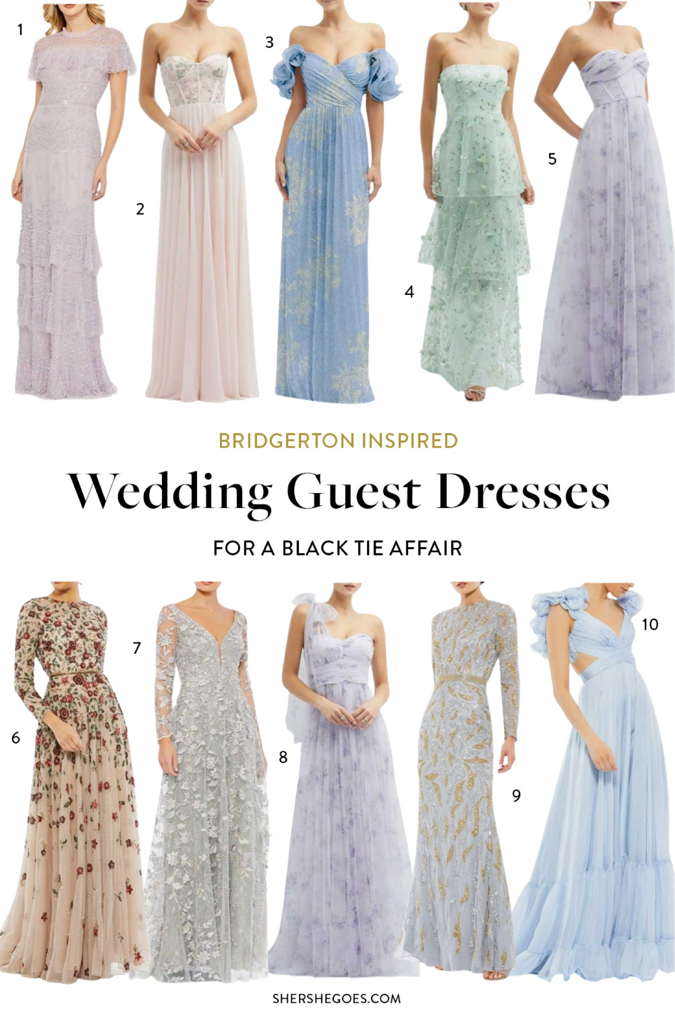 Black tie wedding guest dress ideas - perfect for a destination wedding, wedding in europe or outdoor garden wedding!

#LTKStyleTip #LTKWedding #LTKParties