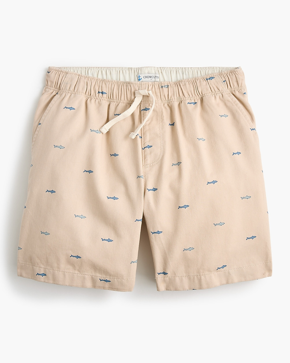 Boys' soft twill drawstring critter dock short | J.Crew Factory