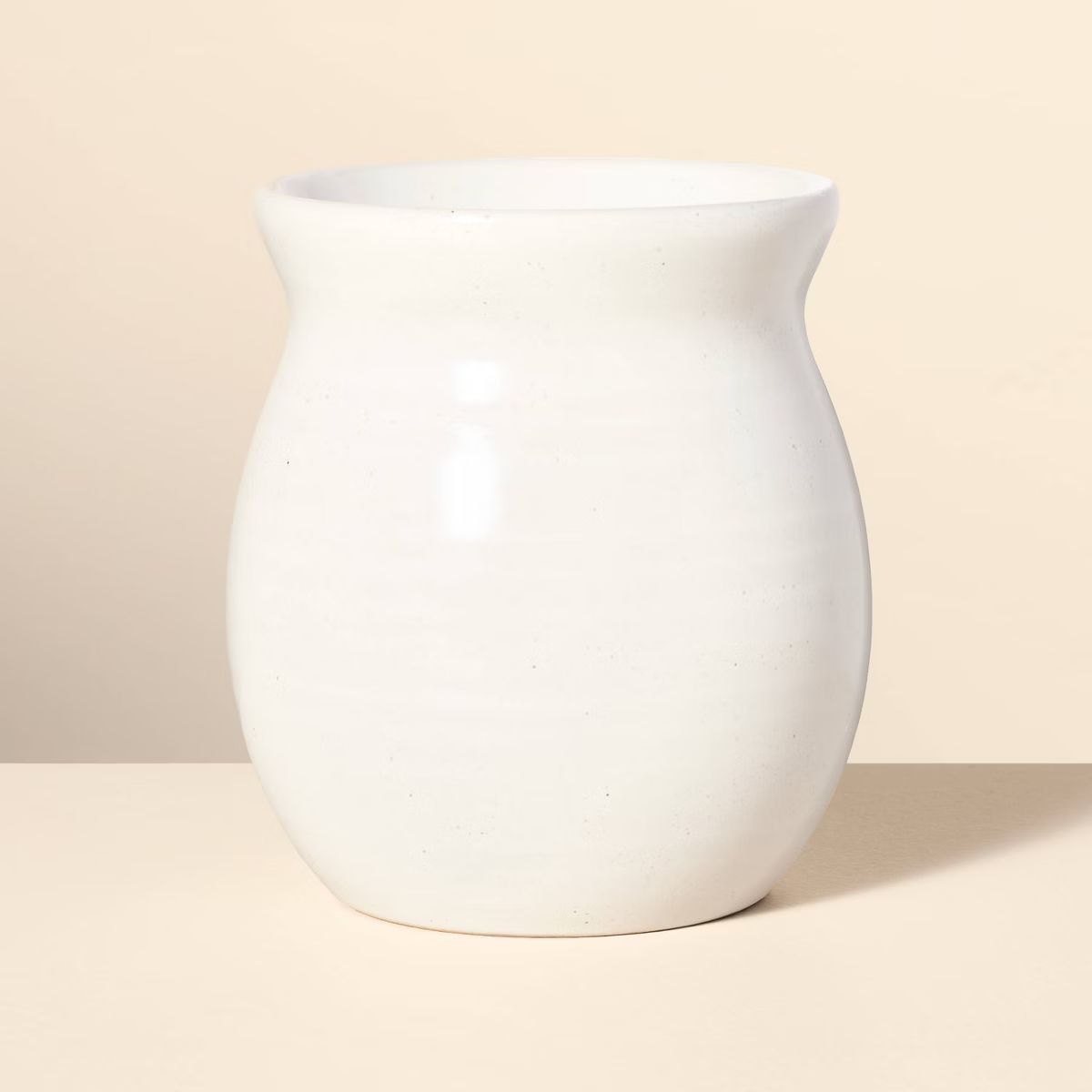 Glazed Stoneware Utensil Holder Cream - Hearth & Hand™ with Magnolia | Target