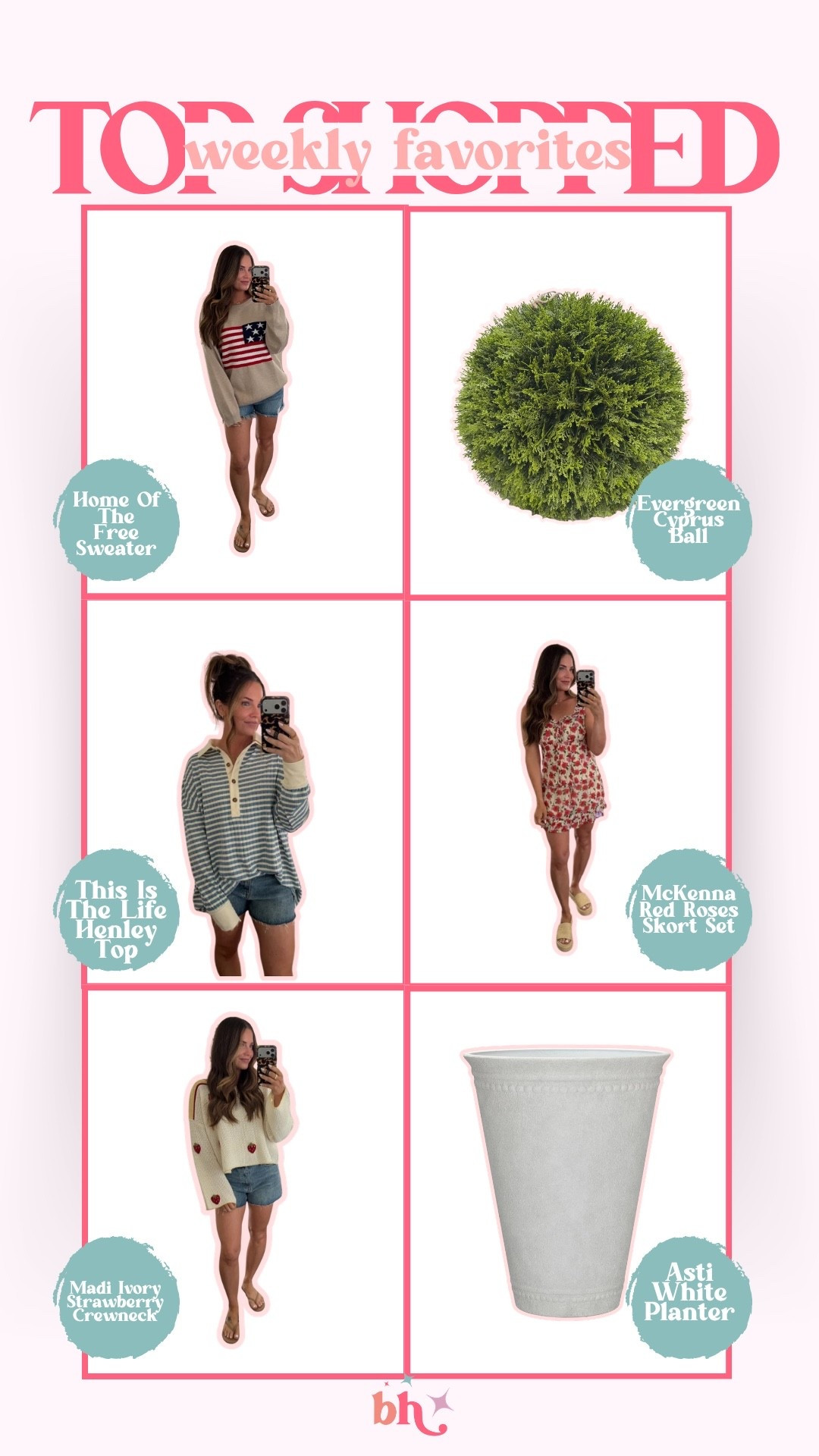 This weeks top shopped!!

Top shopped, top sellers, pink Lily, Walmart, Walmart home, home decor, backyard decor, spring decor, spring wardrobe, summer wardrobe, summer outfits, Britt Horton

#LTKgrwm #LTKSeasonal #LTKootd