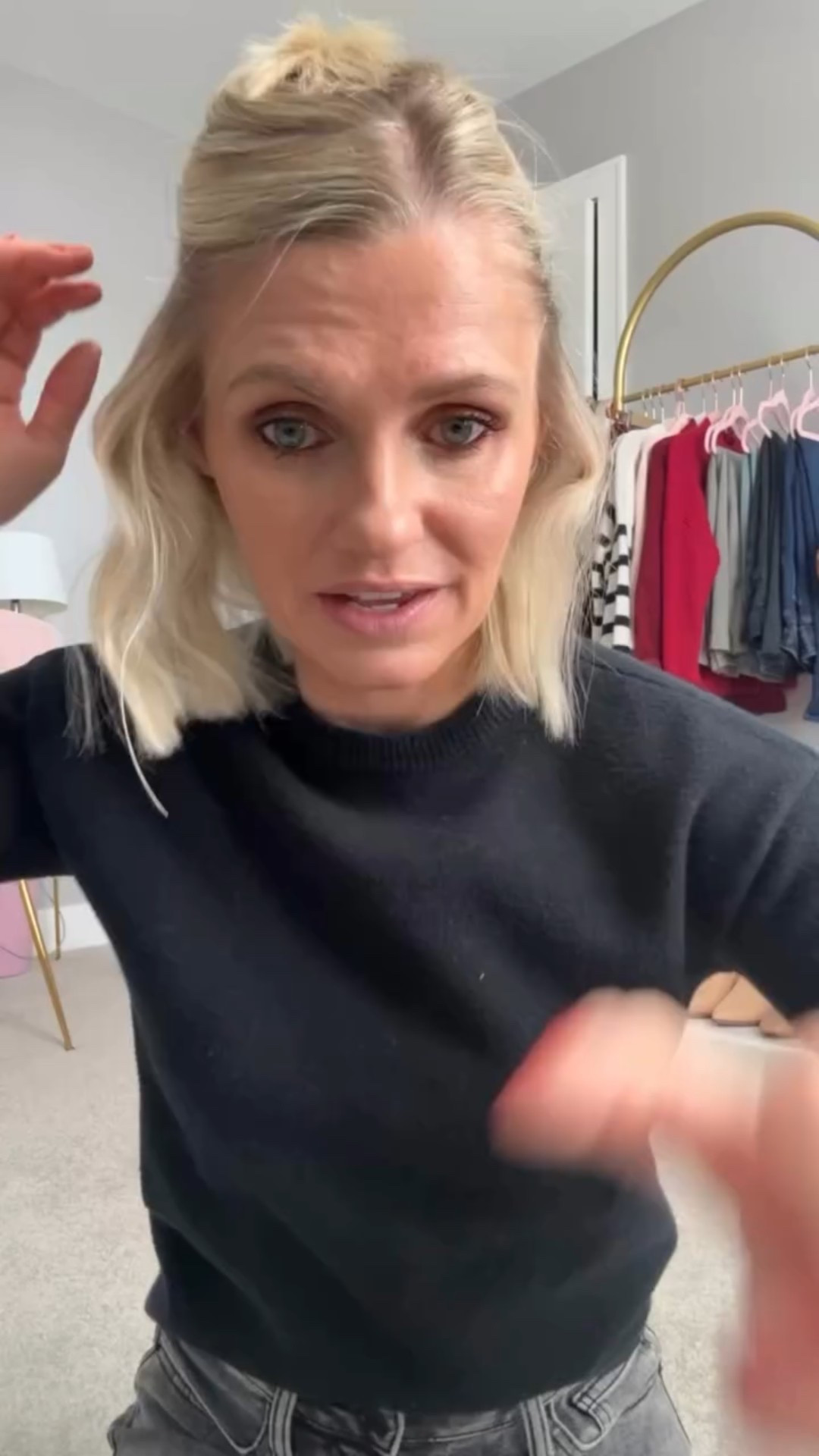 Using a straightener to add some wave into my hair! 

#LTKOver40 #LTKBeauty #LTKgrwm