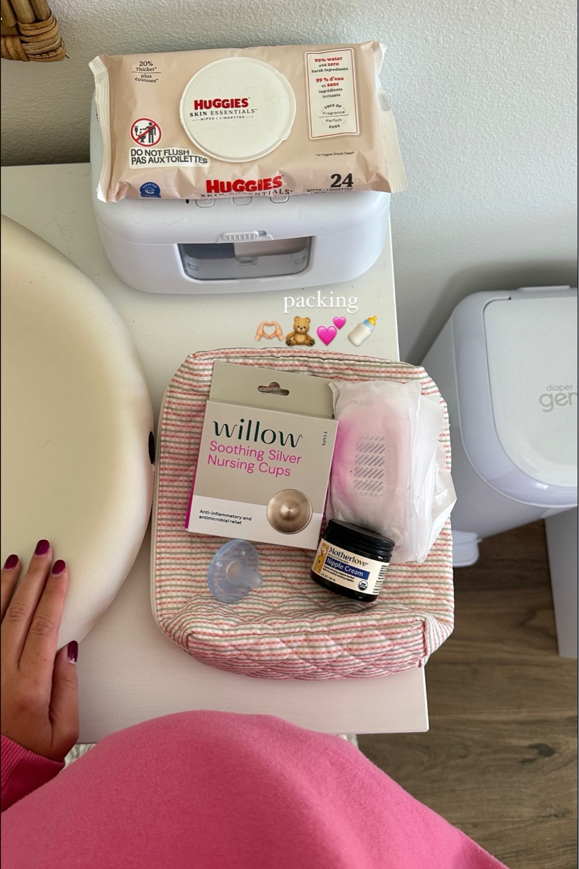 What’s in my hospital bag 🍼🩵