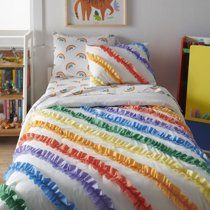 Rainbow Ruffle Complete Bedding Set by Drew Barrymore Flower Kids | Walmart (US)