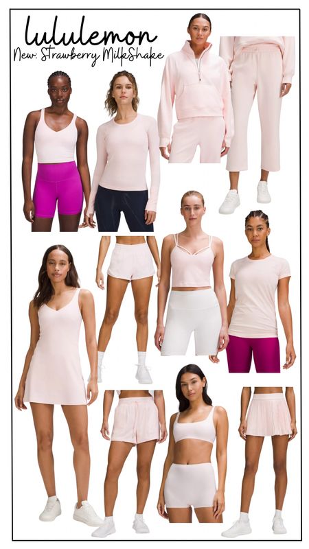 New from lululemon, just in time for spring! Strawberry Milkshake is a pretty pale pink and such a great addition to your wardrobe this season! 

#LTKfindsunder50 #LTKfitness #LTKfindsunder100