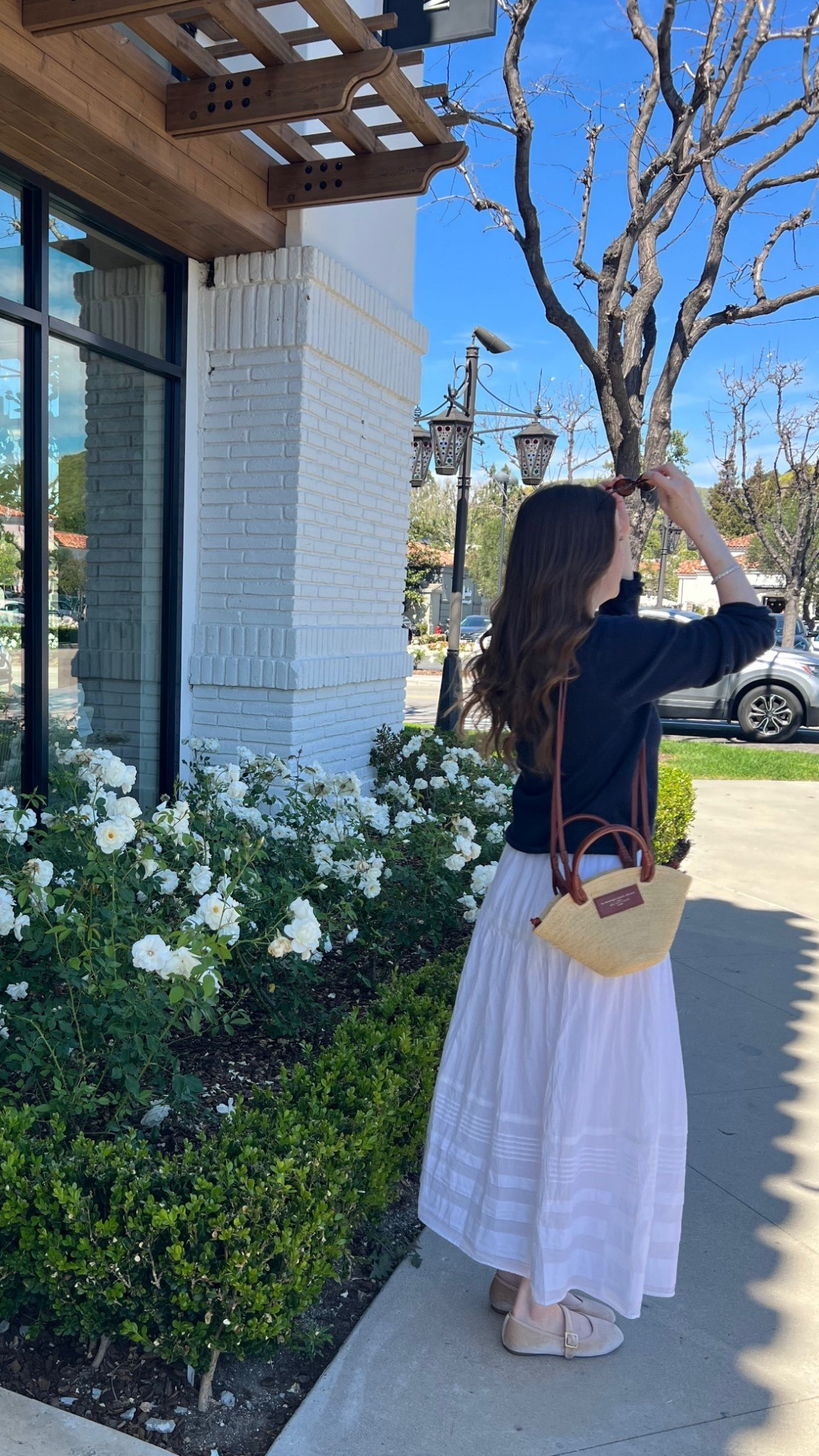 White cotton skirt on sale! XS