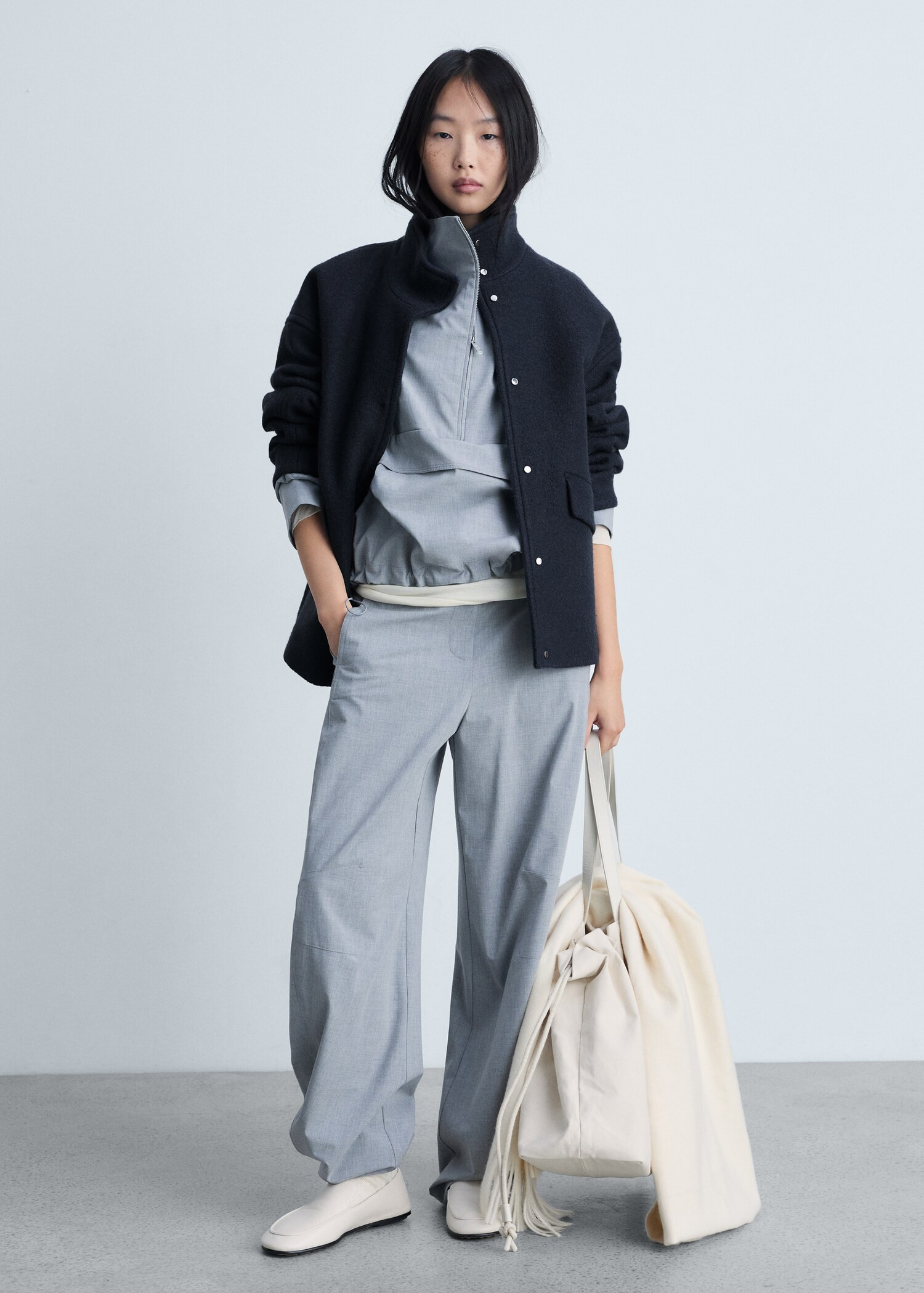 Wolljacke mit Rollkragen - Damen | MANGO Österreich | Mango EU