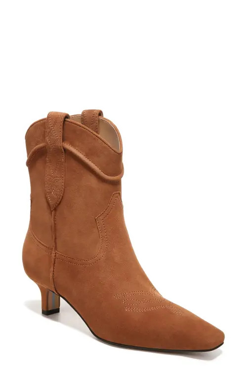 Sam Edelman Taryn Western Bootie in Frontier Brown at Nordstrom, Size 9.5 | Nordstrom