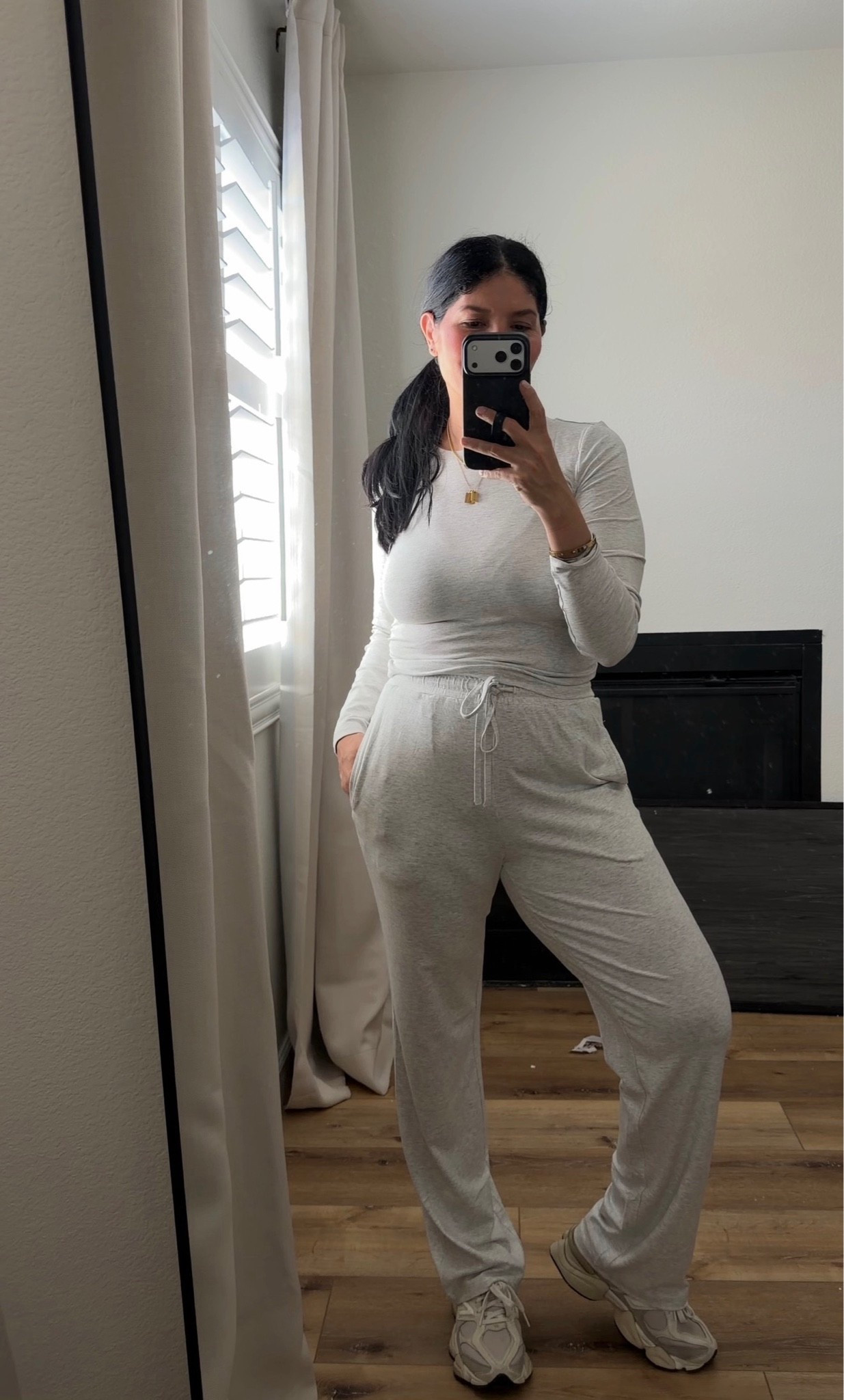 Wearing a small. Size up if you have thick thighs like 🙋🏻‍♀️. 

I love sets like this for days when you need to be comfy but also get things done.

#falloutfit #sportsmom

#LTKootd #LTKmomlife #LTKgrwm
