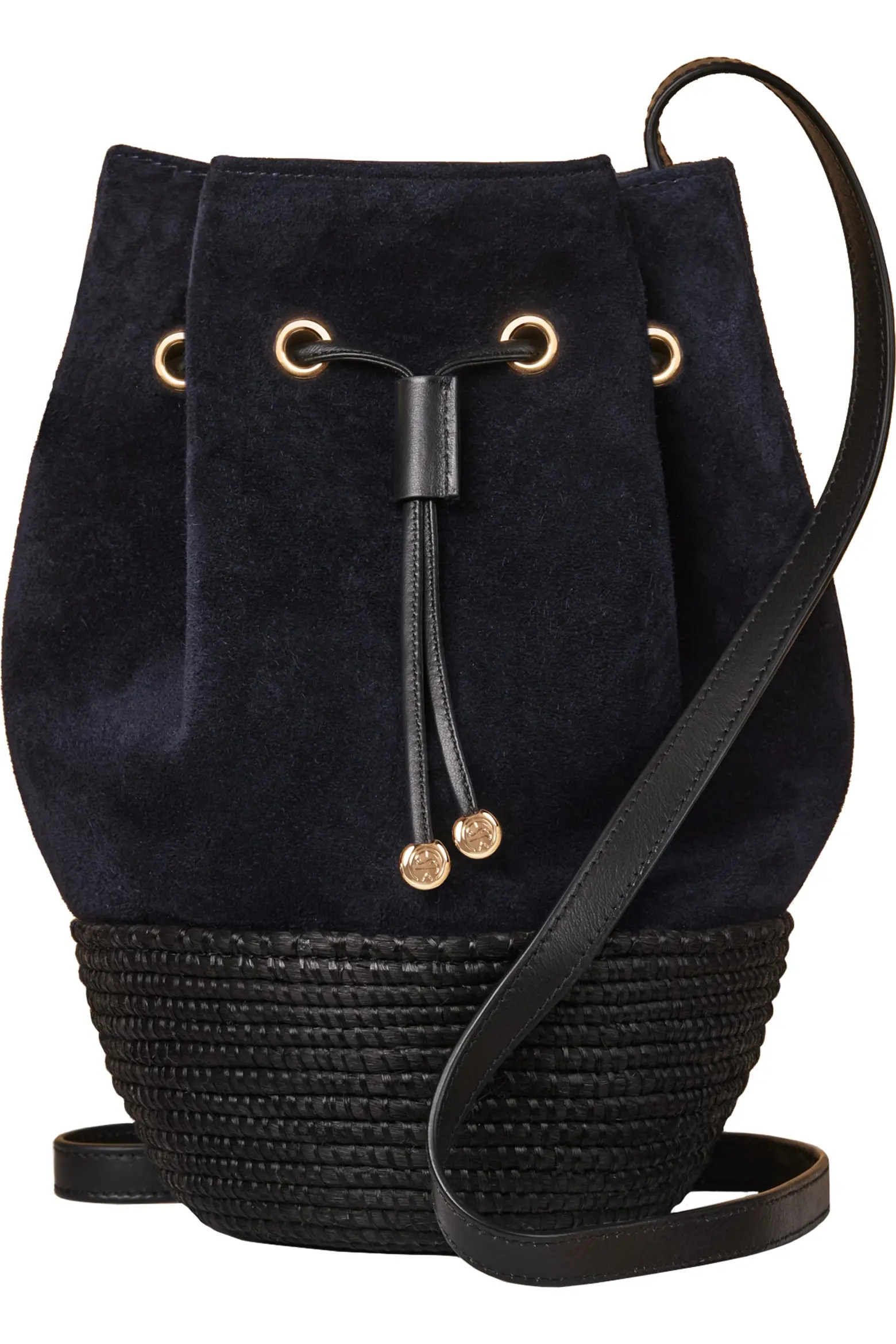 Cesta Collective Suede and Sisal Drawstring Bucket Bag (Women) | Nordstrom | Nordstrom