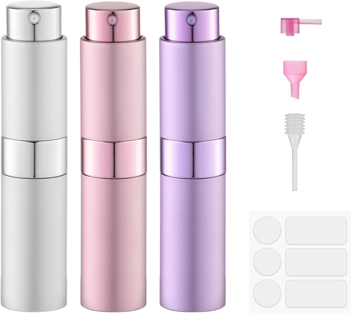 8ml Travel Perfume Bottle Refillable, Atomizer Sprayer for Cologne 3PCS | Amazon (US)