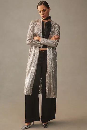 Mare Mare Sequin Duster | Anthropologie (US)