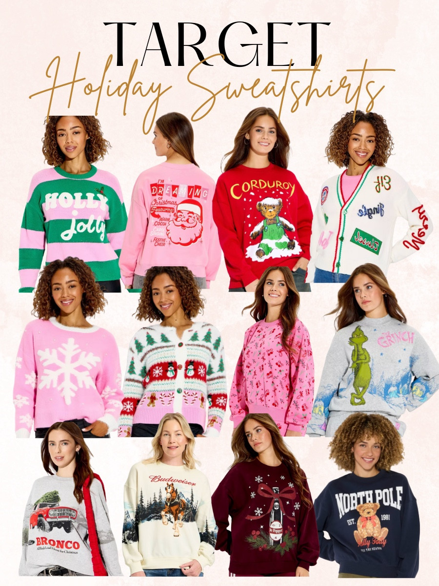 Target Holiday Sweaters!❤️🎄


Target finds, target fashion, target Christmas sweaters, holiday sweater, Christmas party sweater, ugly Christmas sweater, the grinch sweatshirt 

#LTKSeasonal #LTKHoliday #LTKMidsize