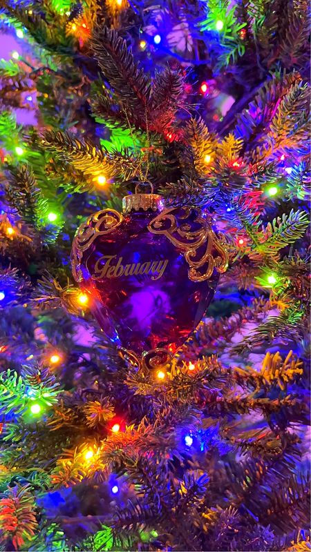 This birthstone Christmas ornament that I got from Walmart is absolutely beautiful, I can’t believe it was only $3.47 🙌🏾😍. 

It says my birth month  (February💜) on one side in Gold script, and on the other side, it list qualities about people born in that month.

It looks beautiful on my Christmas tree, I will have to find a way to use this as home decor later in the year.



#LTKHoliday #LTKhome #LTKSeasonal